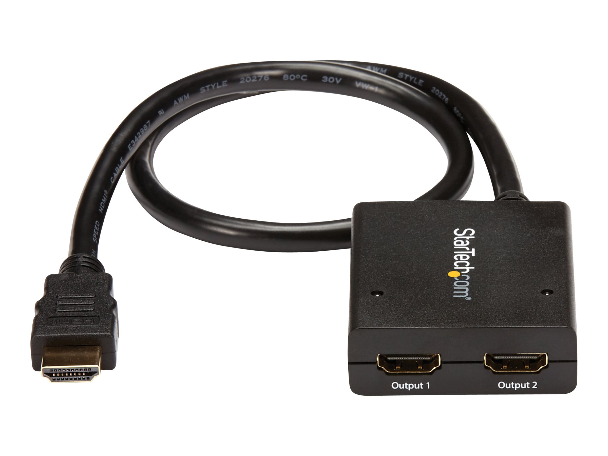 StarTech.com 2 Port HDMI 4k Video Splitter - 1x2 HDMI Verteiler