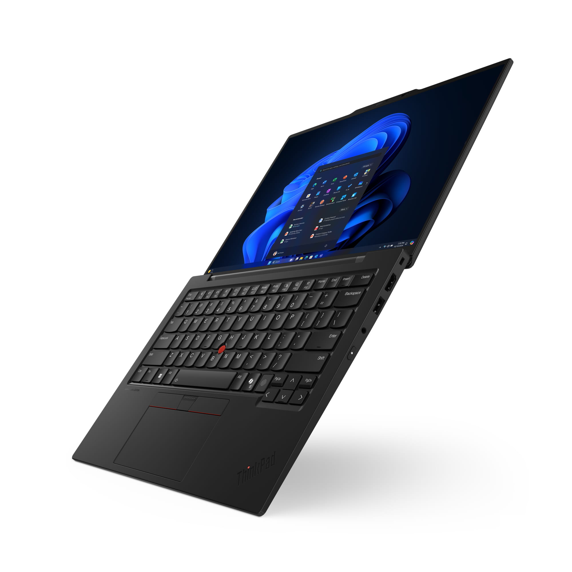 Lenovo ThinkPad X1 Carbon Gen 13 21NS - 180°-Scharnierdesign - Intel Core Ultra 7 258V / 2.2 GHz - Evo - Win 11 Pro - Intel Arc Graphics 140V - 32 GB RAM - 1 TB SSD TCG Opal Encryption 2, NVMe, Performance - 35.6 cm (14")