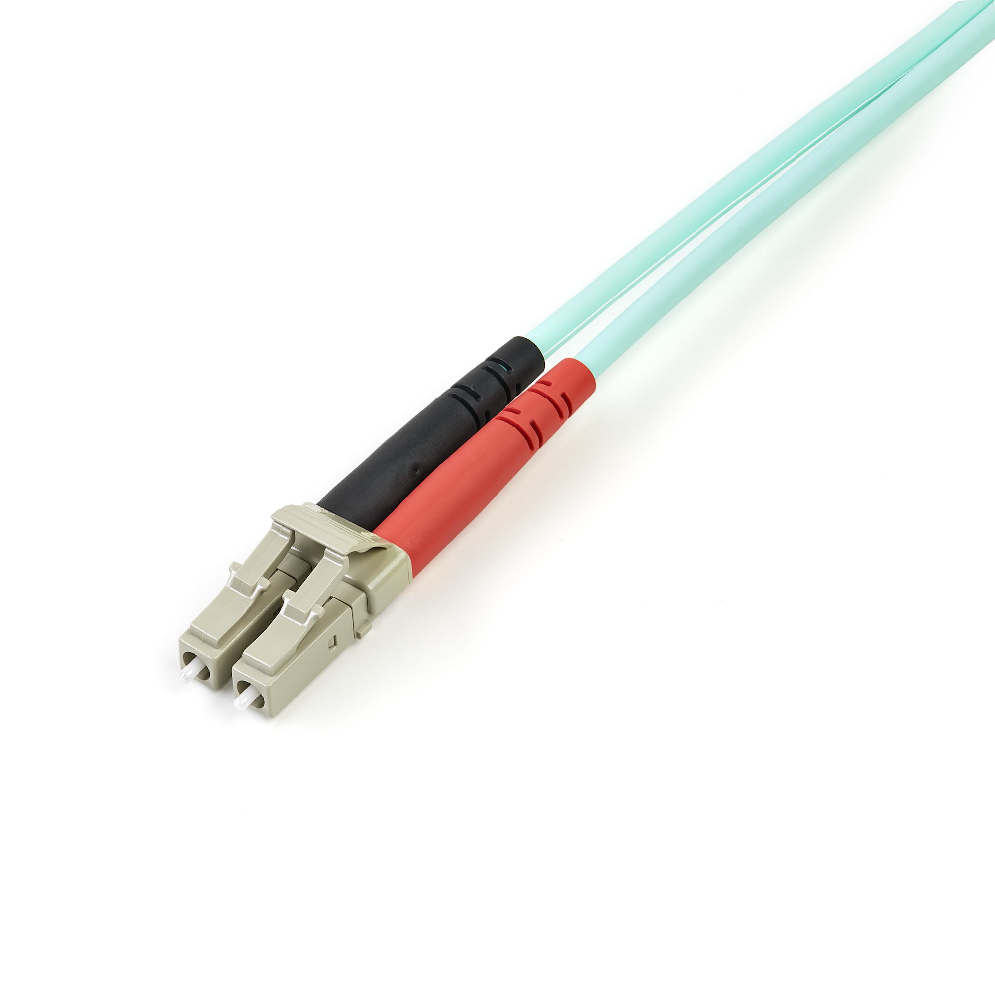 StarTech.com 3m Fiber Optic Cable - 10 Gb Aqua - Multimode Duplex 50/125 - LSZH - LC/LC - OM3 - LC to LC Fiber Patch Cable - Patch-Kabel - LC Multi-Mode (M)