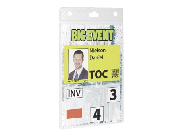 Durable Namensschildhalterung - für A6 - durchsichtig (Packung mit 20)