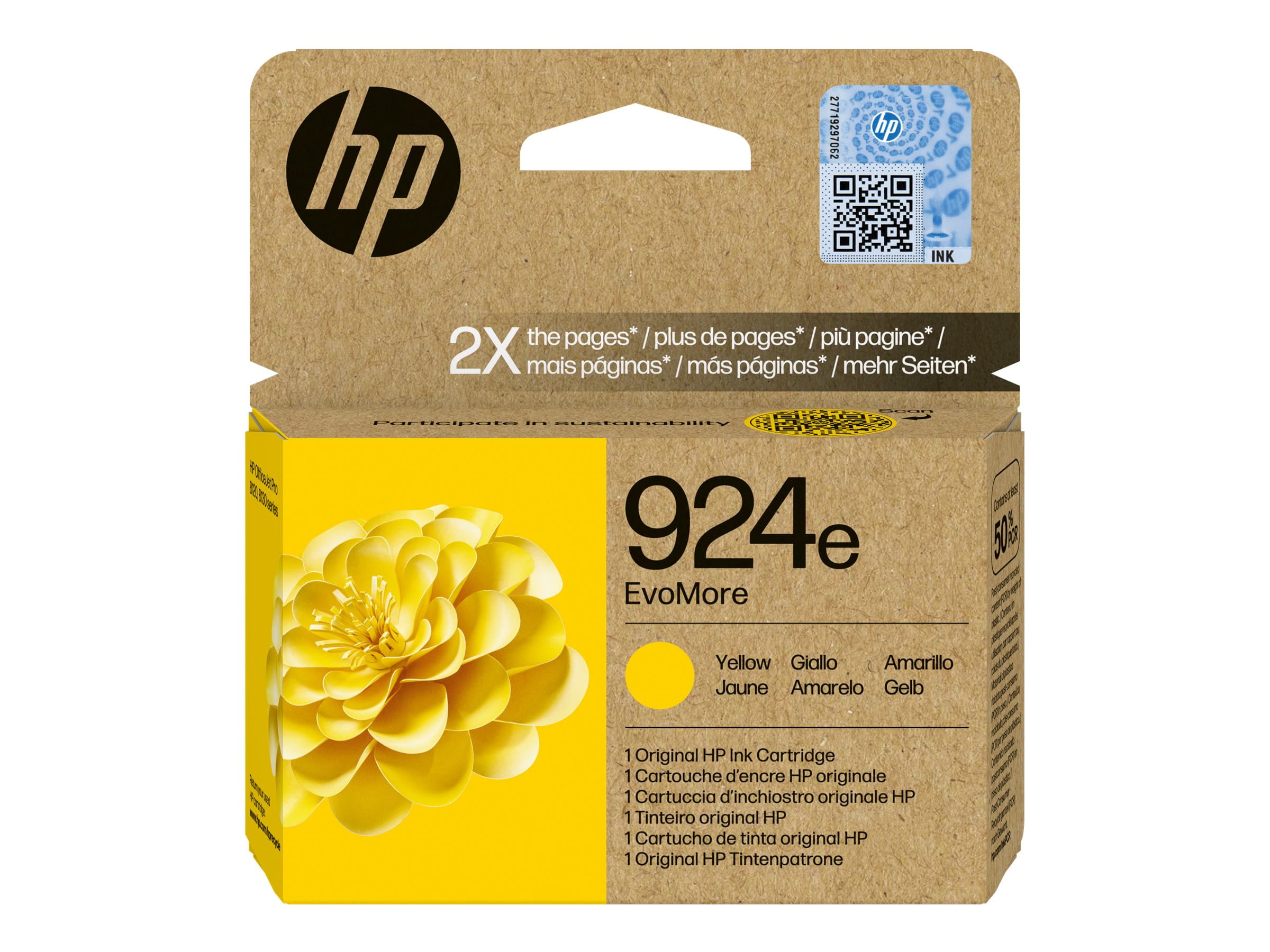 HP 924e EvoMore - Gelb - original - Tintenpatrone