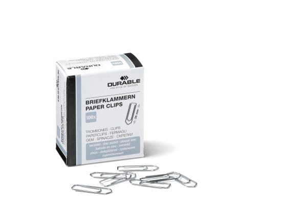Durable Büroklammern - 26 mm - zinkbeschichtet