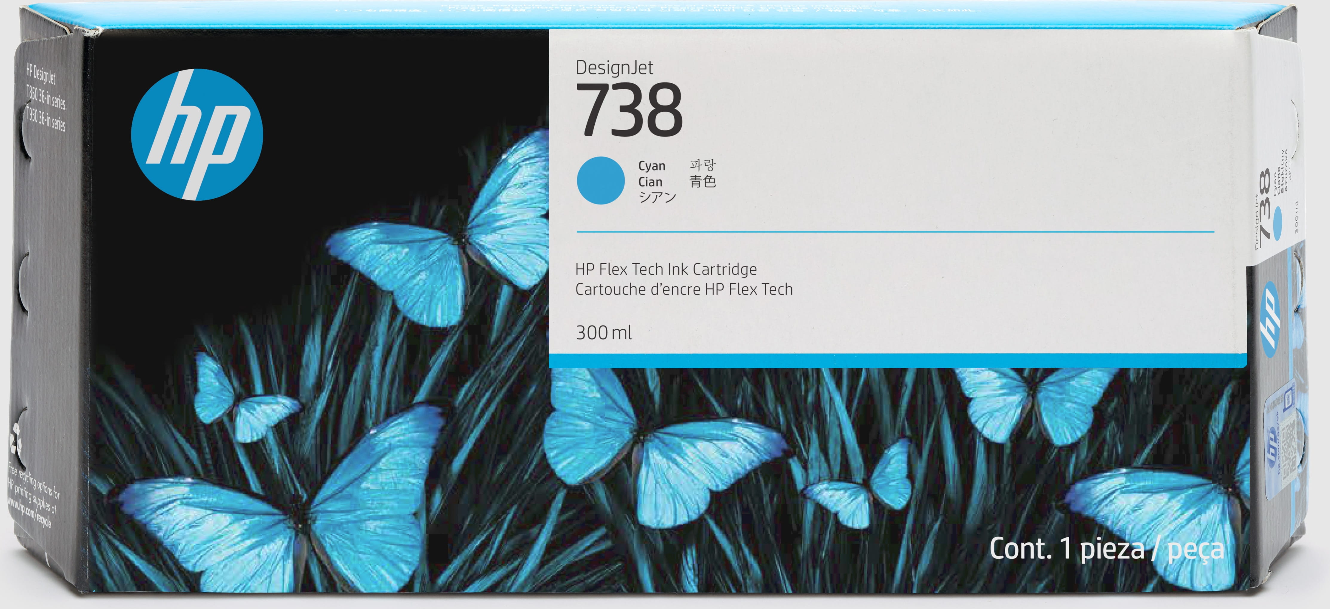 HP 738 - 300 ml - Gelb - original - DesignJet