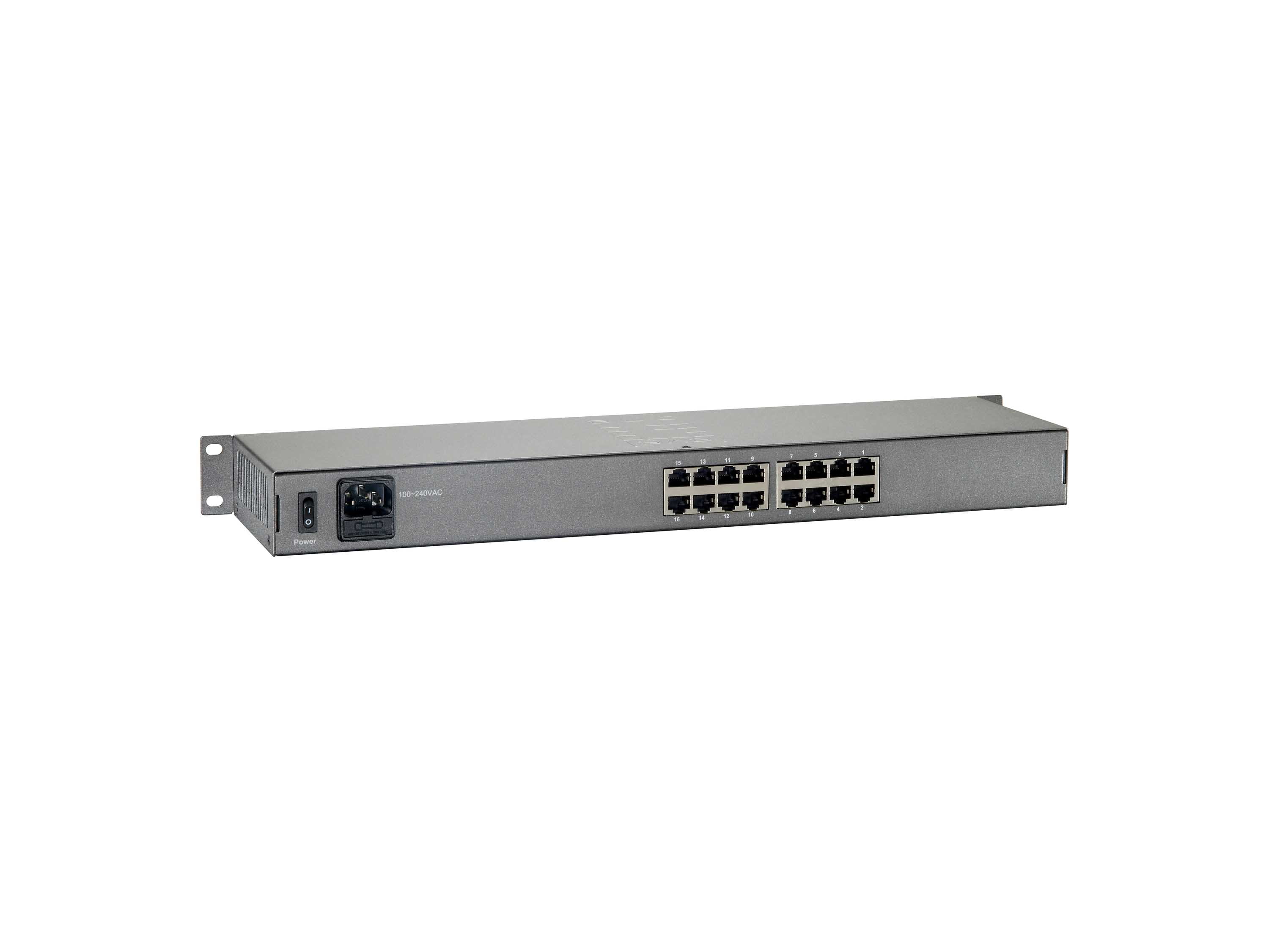 LevelOne FEP-1601 - Switch - 16 x 10/100 (PoE+)