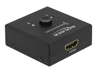 Delock HDMI 2 - 1 bidirectional 4K 60 Hz compact