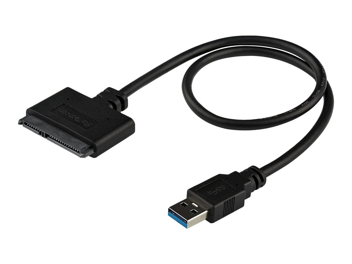 StarTech.com USB 3.0 auf 2,5" (6,4cm) SATA III Adapter Kabel mit UASP - USB 3.0 zu SATA SSD/HDD Konverter / Adapterkabel - Speicher-Controller - 2.5" (6.4 cm)
