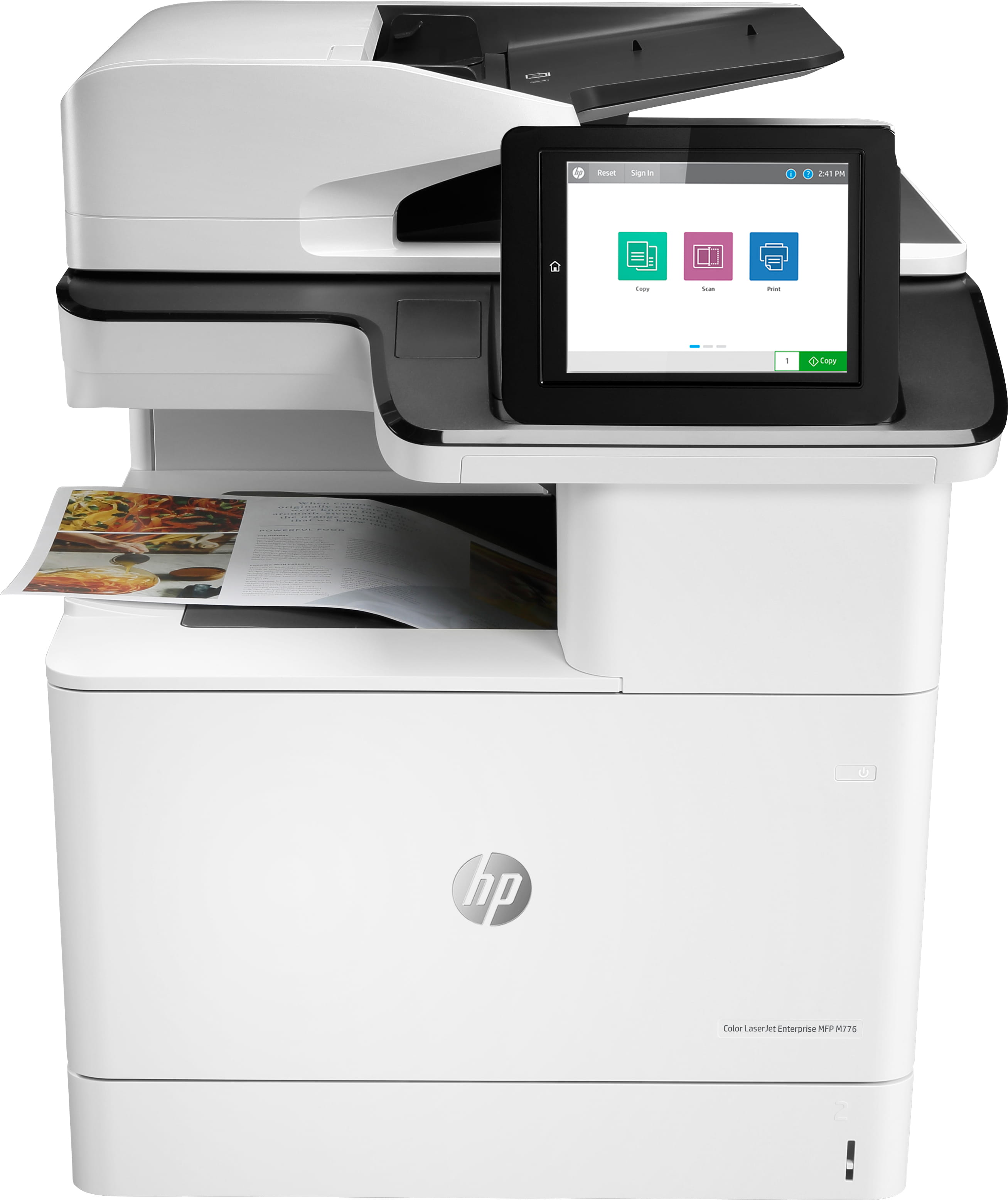 HP Color LaserJet Enterprise MFP M776dn - Multifunktionsdrucker - Farbe - Laser - 297 x 864 mm (Original)