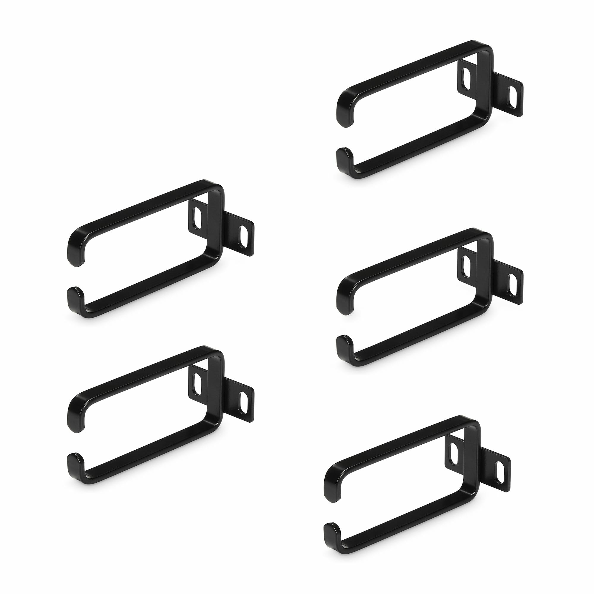 StarTech.com 5-Pack 1U Vertical Cable Management D-Ring Hooks, Cable Manager For 19" Server Racks/Cabinets, Network Rack Wire Organizers, Cable Guide Rings - Kabelmanagementring (vertikal)