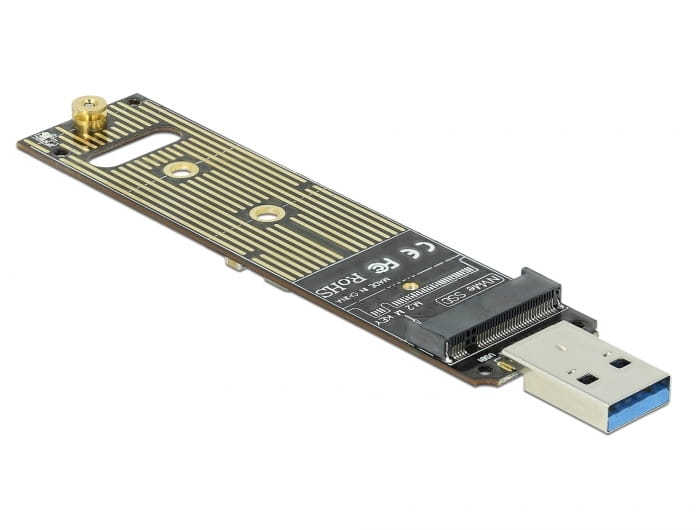 Delock Speicher-Controller - M.2 - M.2 NVMe Card - USB 3.1 (Gen 2)