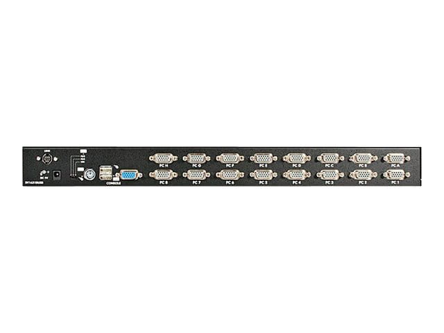 StarTech.com 16-Port USB PS/2 KVM-Switch mit OSD zur Rackmontage