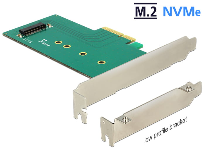 Delock PCI Express x4 Card > 1 x internal NVMe M.2