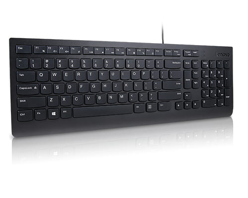 Lenovo Essential - Tastatur - USB - Dänisch - Schwarz