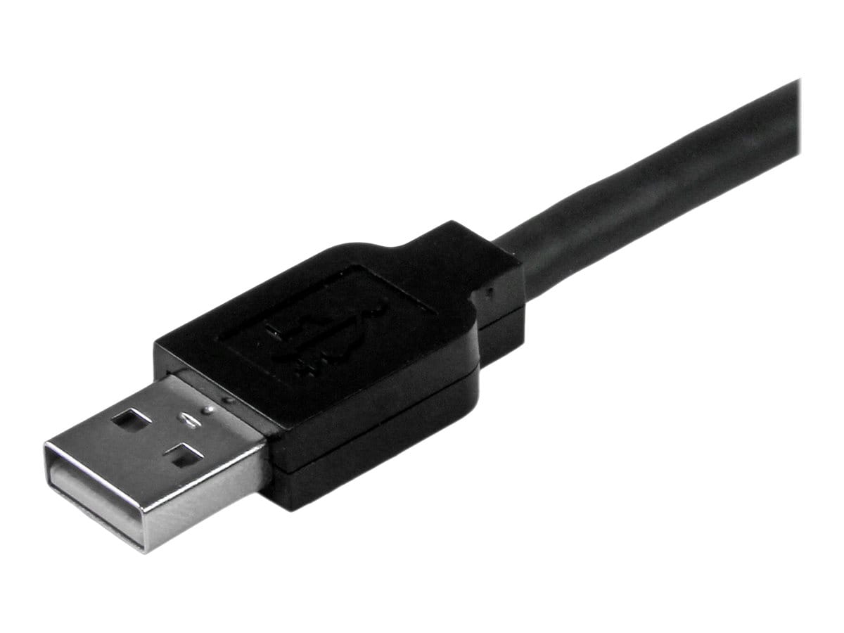 StarTech.com 15m aktives USB 2.0 A auf B Kabel - Stecker/Stecker - USB Druckerkabel 1x USB A / 1x USB B - Schwarz - USB-Kabel - USB Typ B (M)