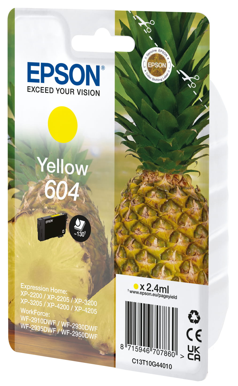 Epson 604 Singlepack - 2.4 ml - Gelb - original