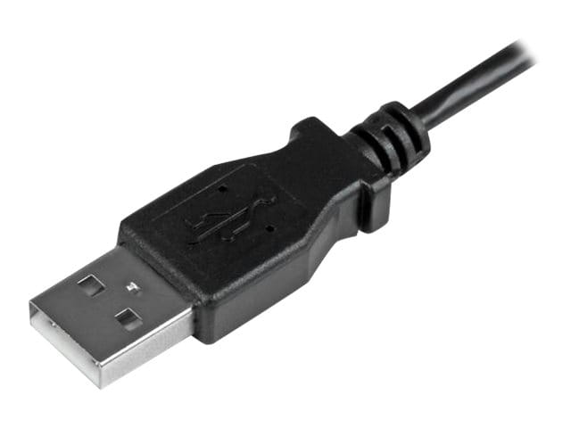 StarTech.com Micro USB Lade/Sync-Kabel - St/St - Micro USB linksgewinkelt - 1m - USB auf Micro USB Ladekabel - USB-Kabel - Micro-USB Typ B (M)