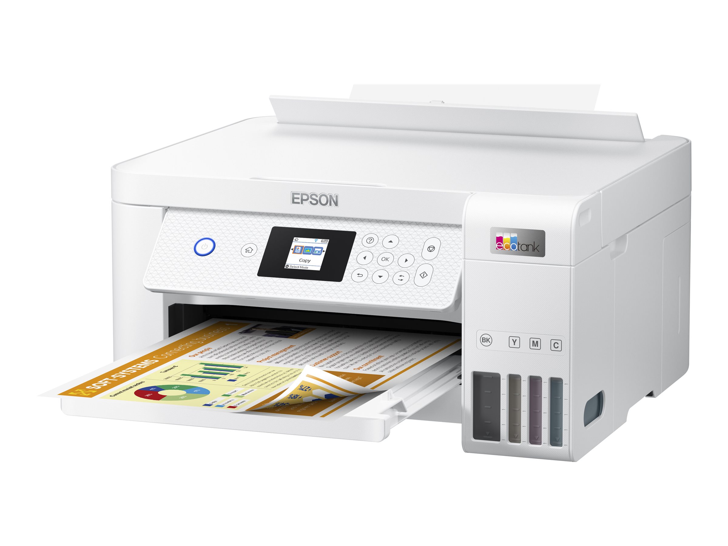 Epson EcoTank ET-2856 - Multifunktionsdrucker - Farbe - Tintenstrahl - nachfüllbar - A4 (Medien)