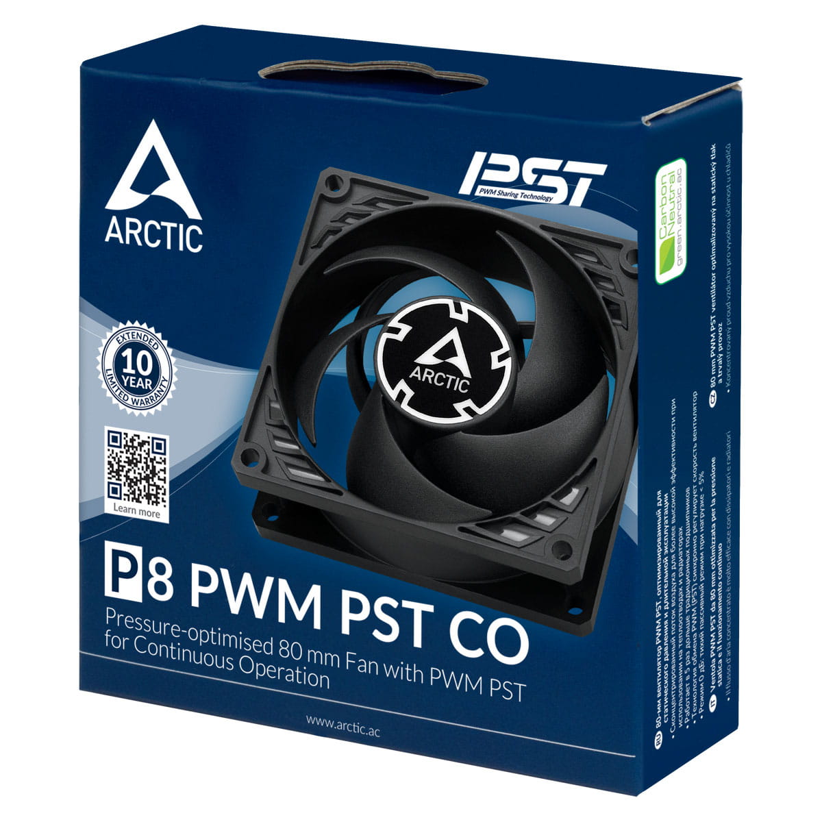 Arctic P8 PWM PST CO - Gehäuselüfter - 80 mm