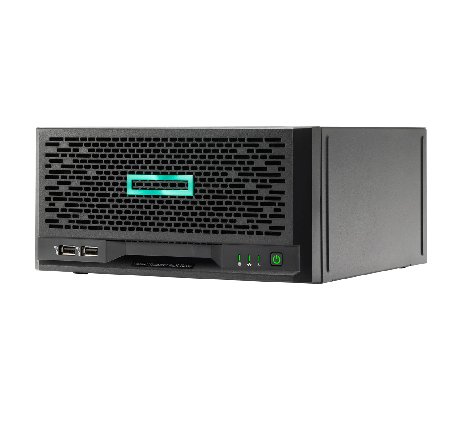 HPE ProLiant MicroServer Gen10 Plus v2 Performance 2 - Server - Ultra-Micro-Tower - 1-Weg - 1 x Xeon E-2314 / 2.8 GHz - RAM 16 GB - SATA - nicht Hot-Swap-fähig 8.9 cm (3.5")