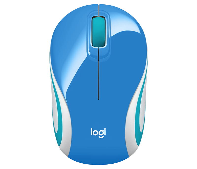 Logitech M187 - Maus - optisch - kabellos - 2.4 GHz - kabelloser Empfänger (USB)