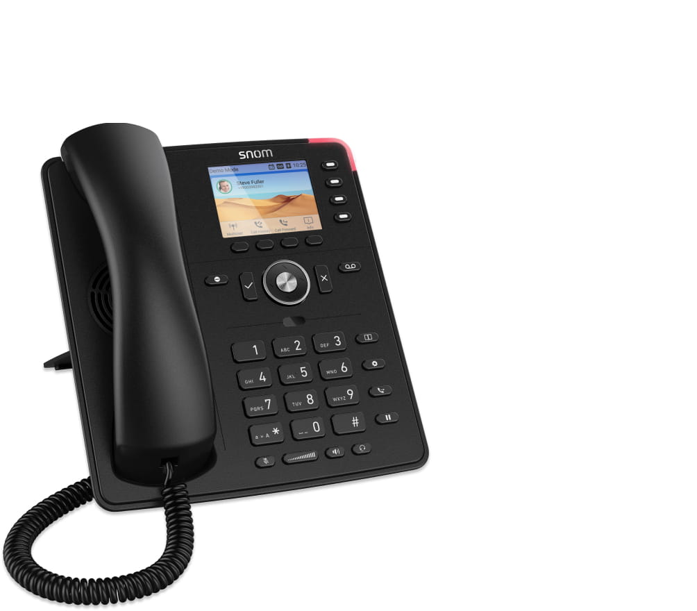 Snom D713 - VoIP-Telefon mit Rufnummernanzeige