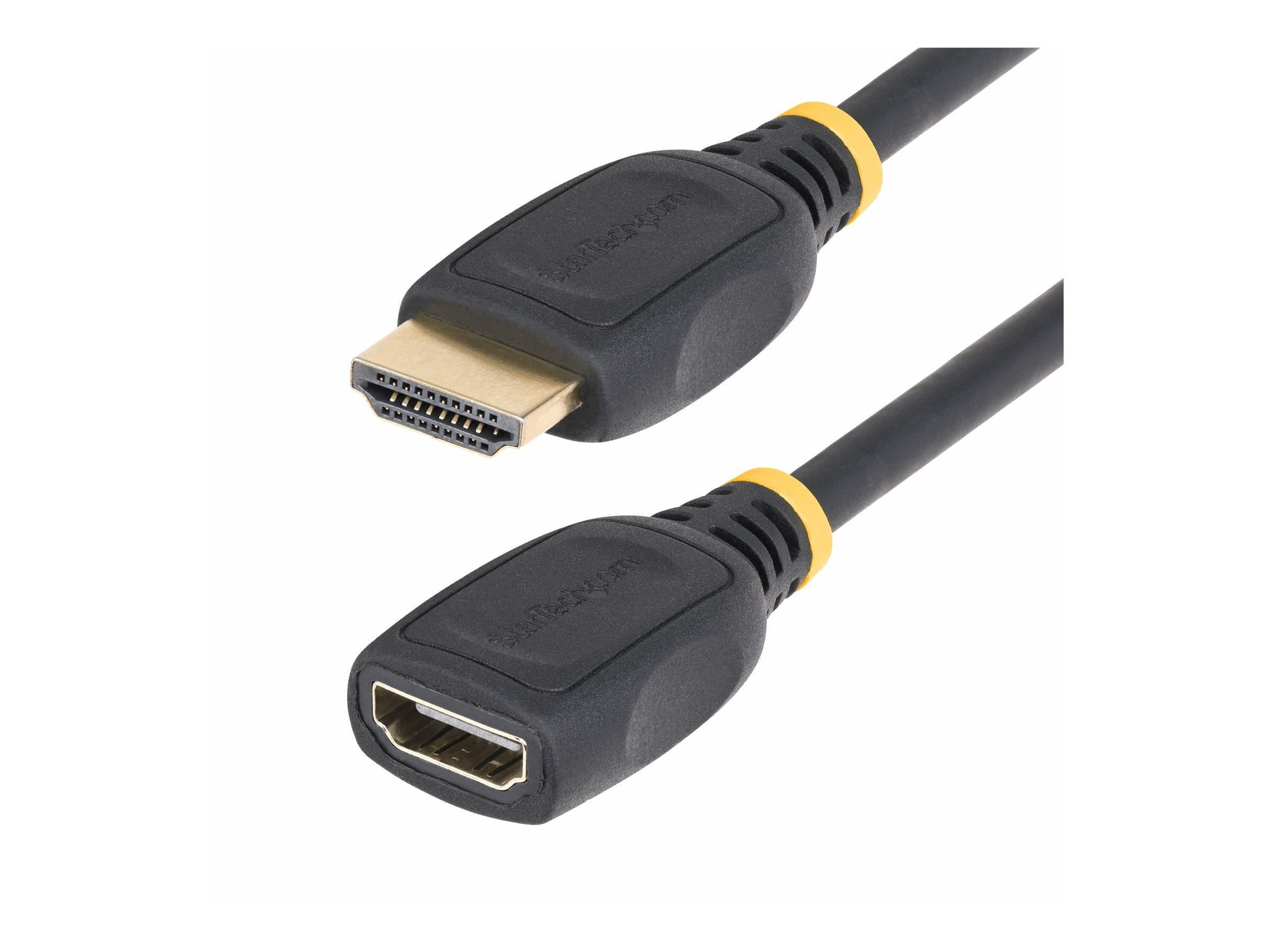 StarTech.com 6.6ft HDMI 2.0 Extension Cable, 4K 60Hz, M/F