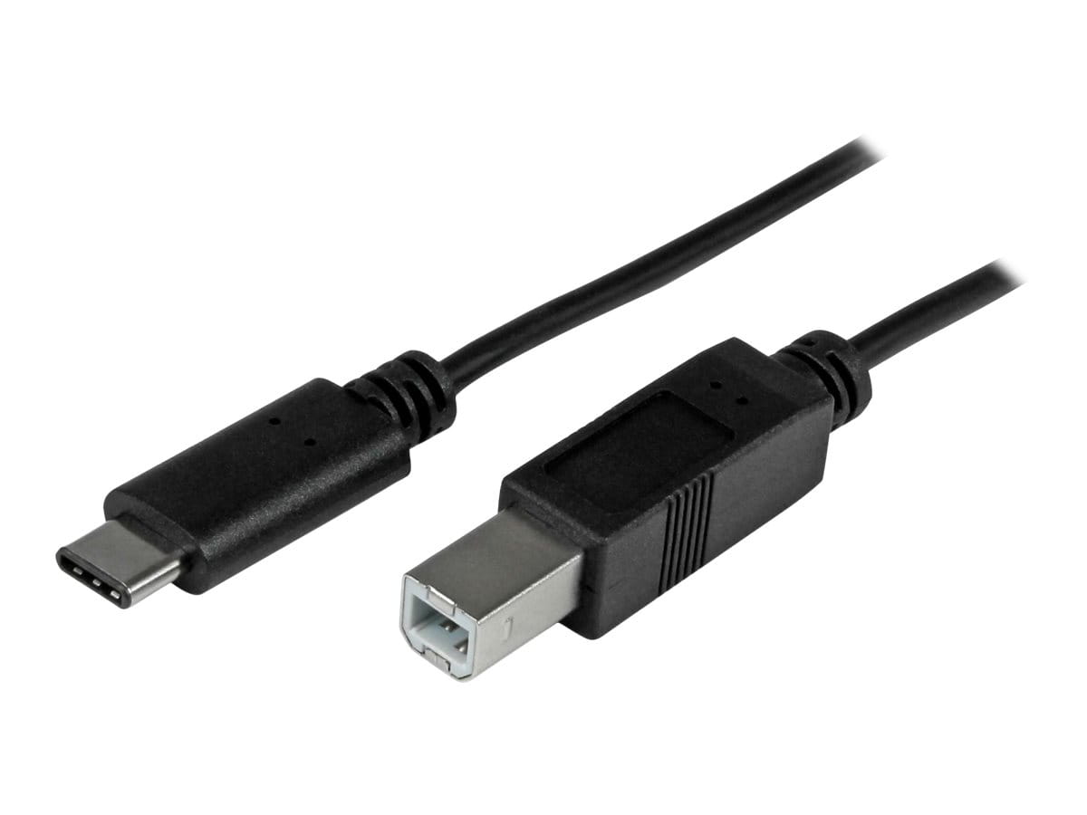 StarTech.com 1m USB 2.0 USB-C auf USB-B Kabel - USB Anschlusskabel - USB-Kabel - 24 pin USB-C (M)