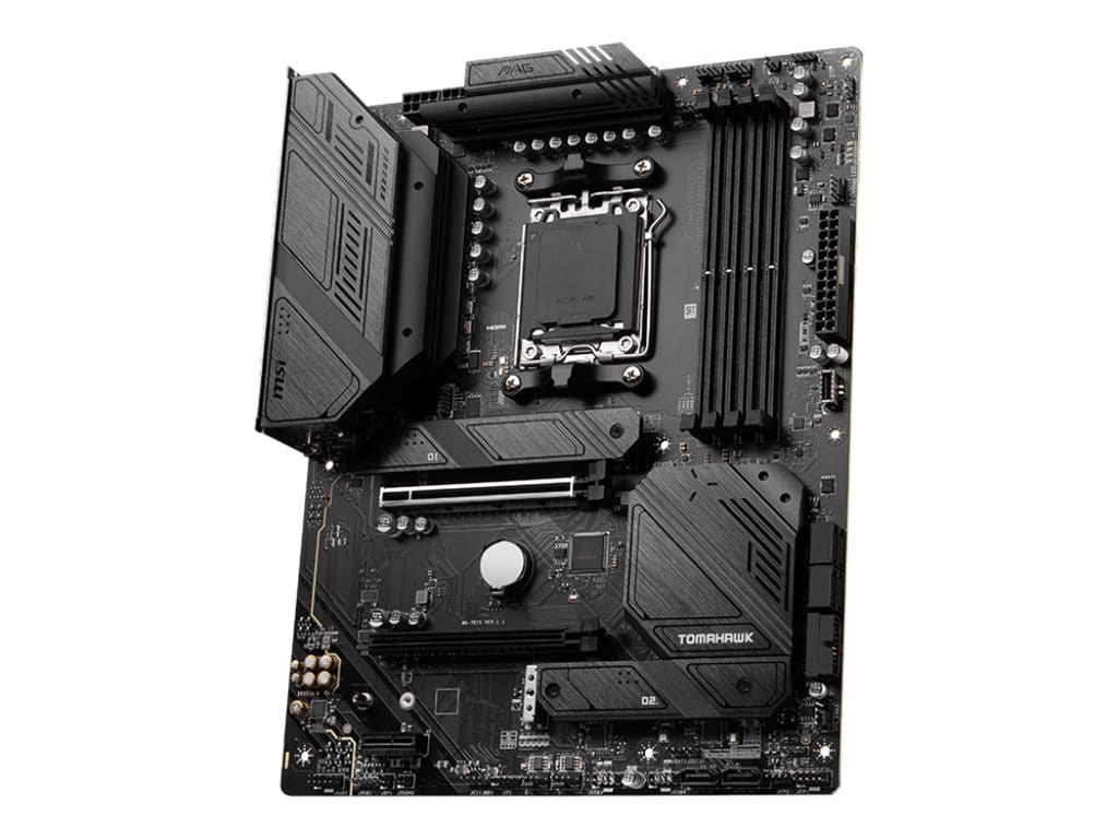 MSI MAG B650 TOMAHAWK WIFI - Motherboard - ATX - Socket AM5 - AMD B650 Chipsatz - USB 3.2 Gen 1, USB 3.2 Gen 2, USB-C 3.2 Gen2, USB-C 3.2 Gen 2x2 - 2.5 Gigabit LAN, Wi-Fi 6E, Bluetooth - Onboard-Grafik (CPU erforderlich)