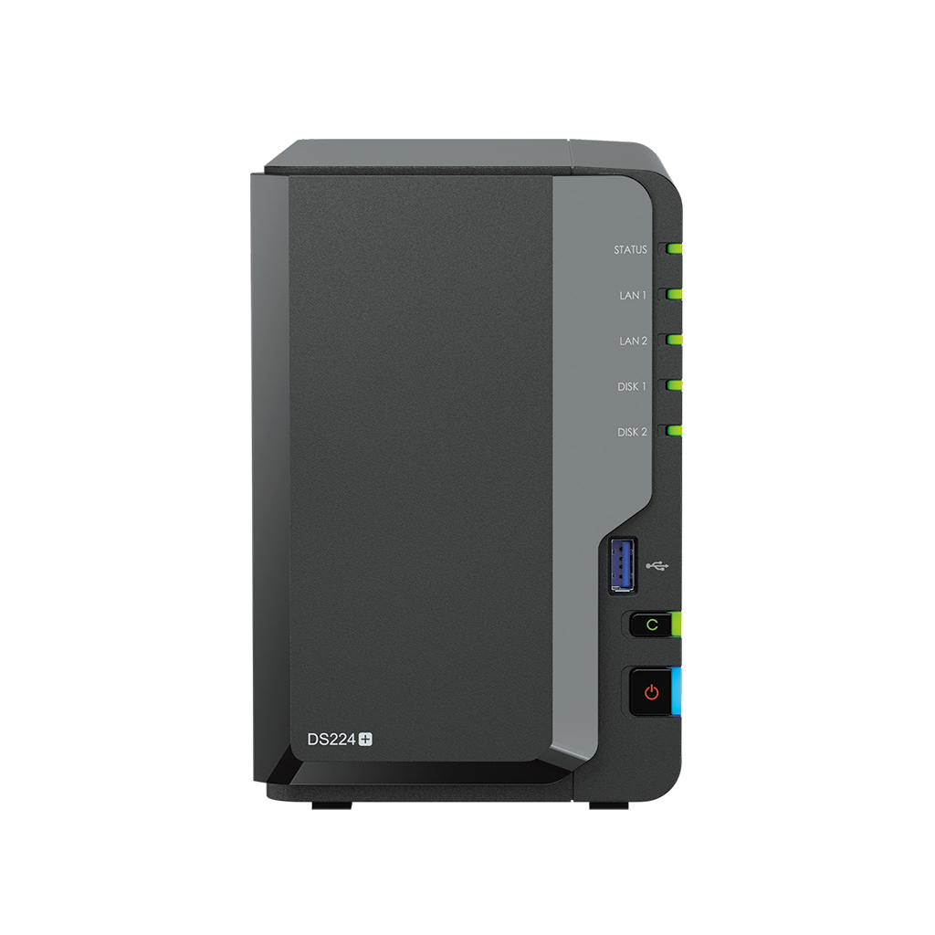 Synology Disk Station DS224+ - NAS-Server - RAID RAID 0, 1, JBOD