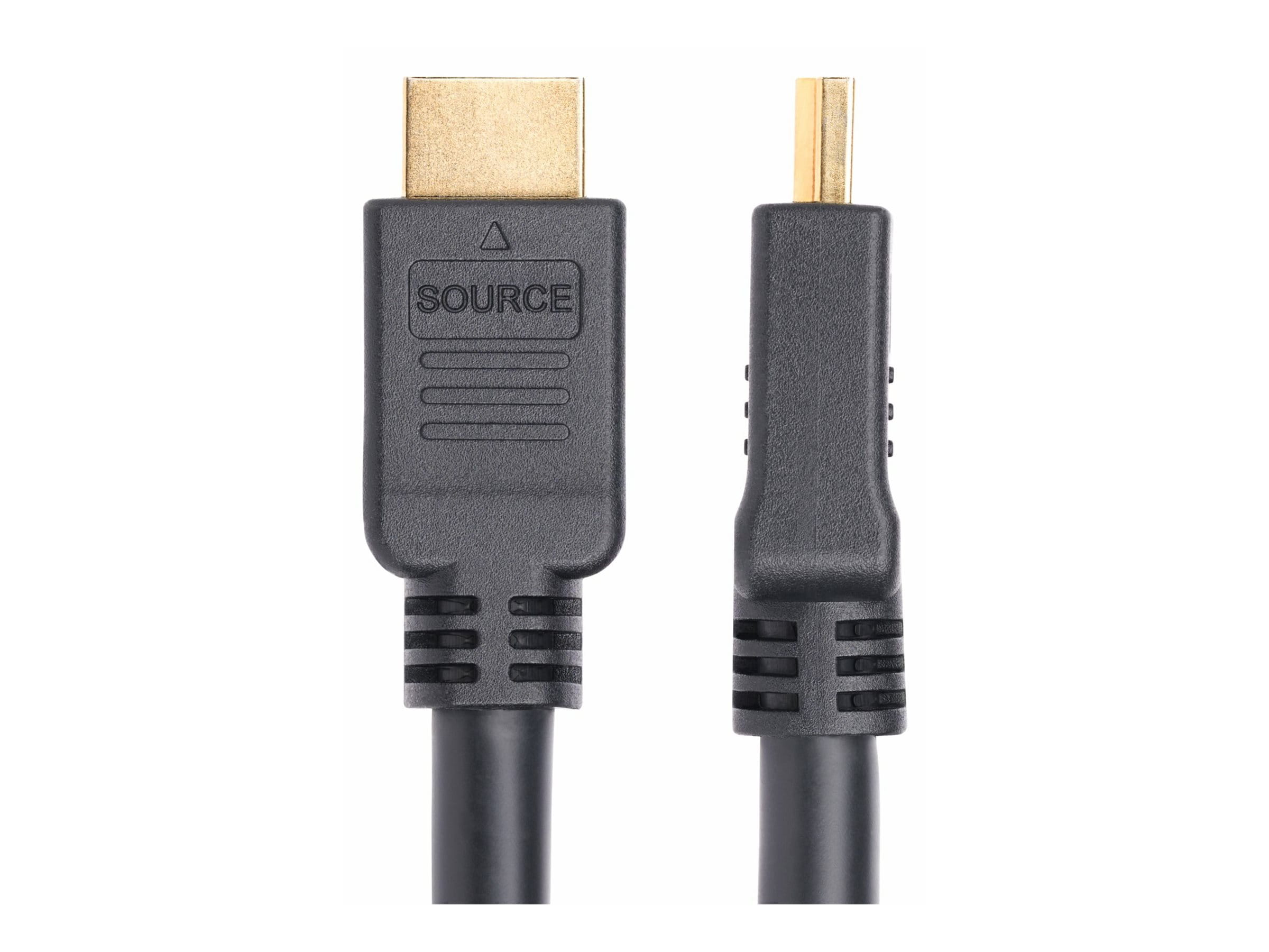 StarTech.com 15m Active HDMI 2.0 Cable, CMP, Plenum Rated, 4K 60Hz