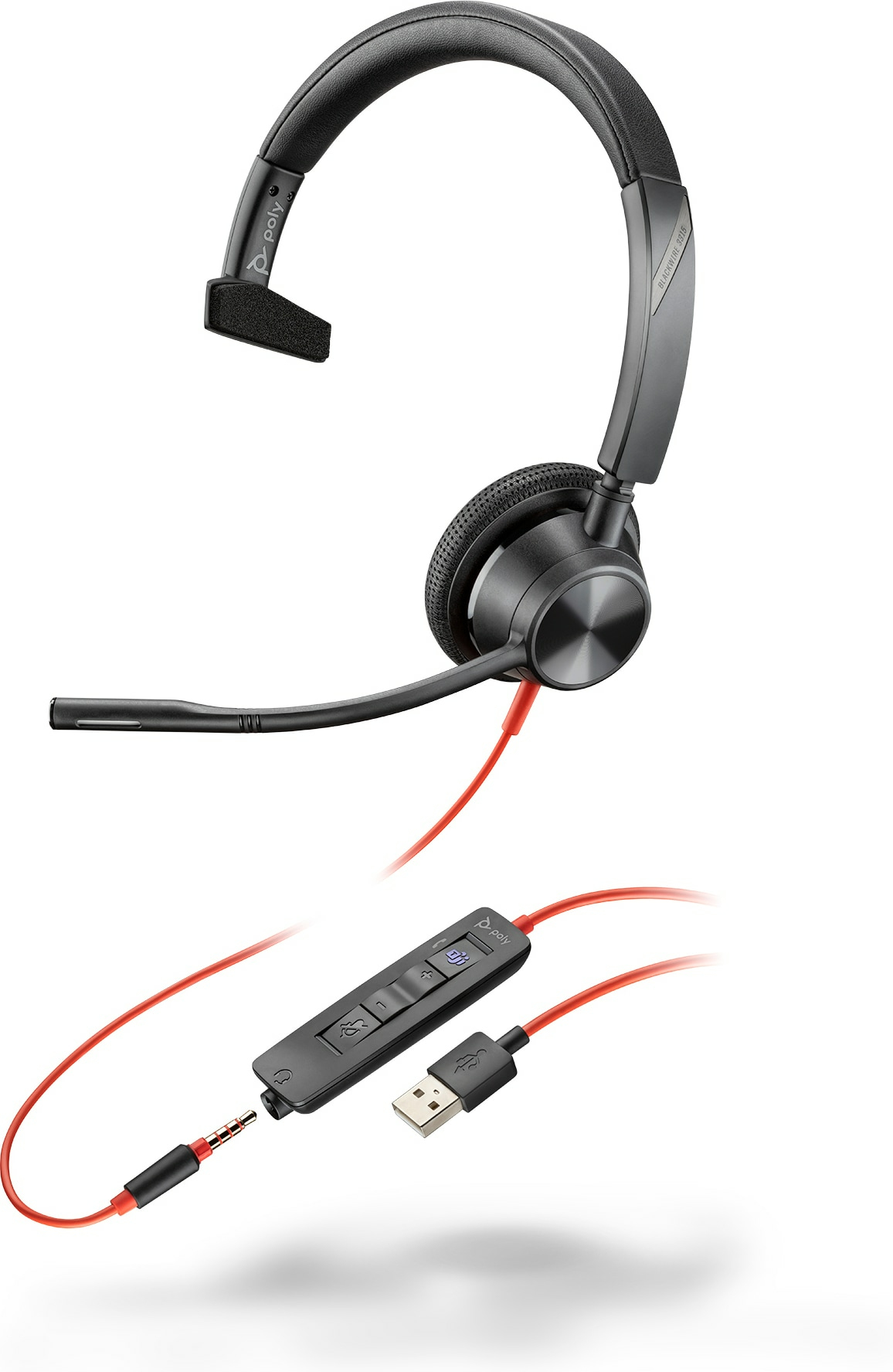 HP Poly Blackwire 3315-M - Blackwire 3300 series HP Poly Blackwire 3315-M - Blackwire 3300 series