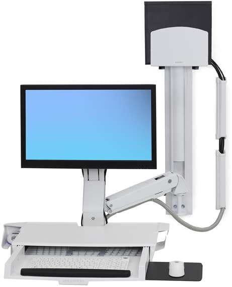 Ergotron Befestigungskit (CPU-Halter, Tastatur-Tablett, Monitorhalterung) - für LCD-Display / PC-Ausrüstung - mittlerer CPU-Halter - Aluminium, hochwertiger Kunststoff - weiß - Bildschirmgröße: bis zu 61 cm (bis zu 24 Zoll) Ergotron Befestigungskit (CPU-Halter, Tastatur-Tablett, Monitorhalterung) - für LCD-Display / PC-Ausrüstung - mittlerer CPU-Halter - Aluminium, hochwertiger Kunststoff - weiß - Bildschirmgröße: bis zu 61 cm (bis zu 24 Zoll)