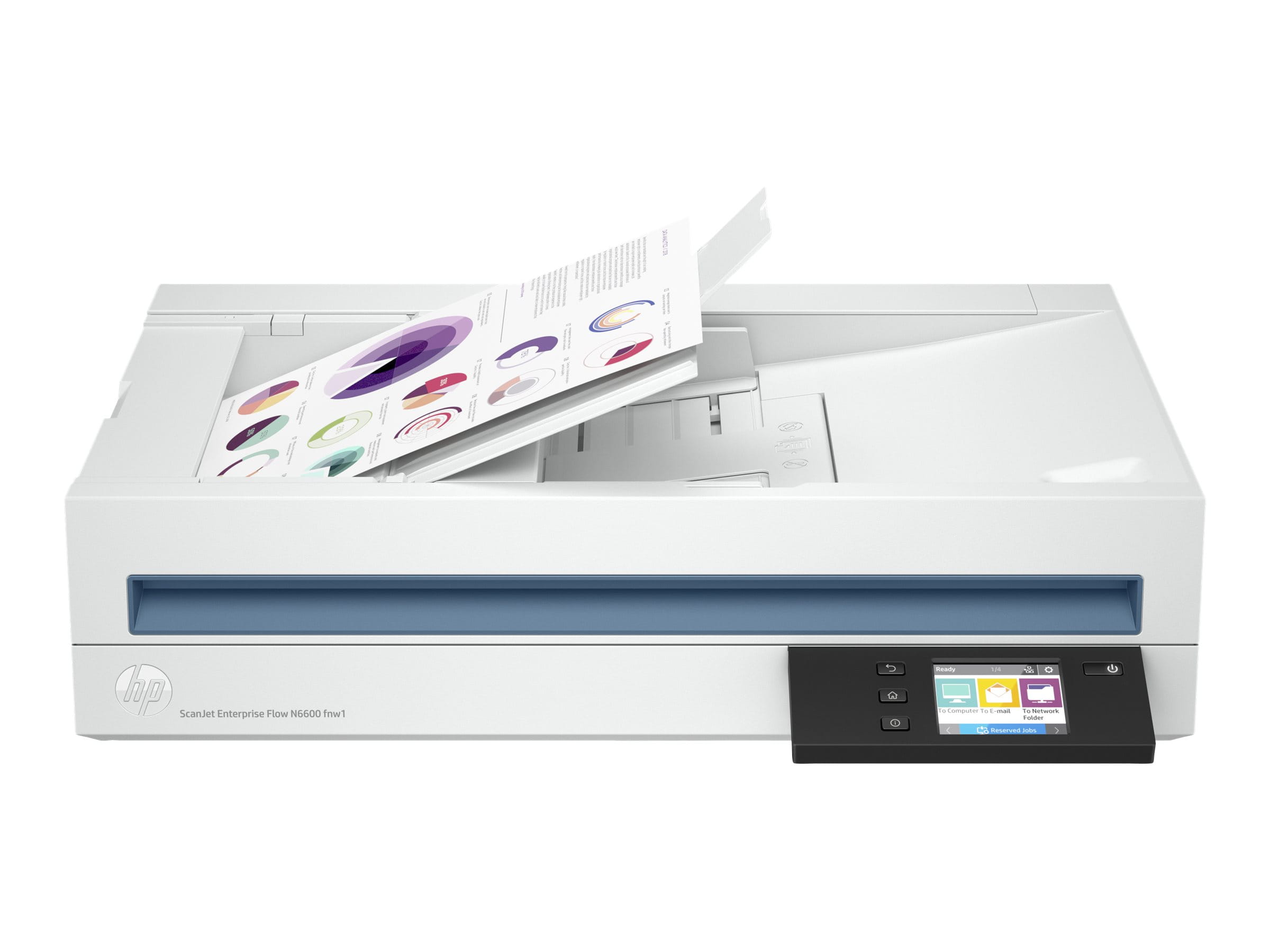 HP ScanJet Enterprise Flow N6600 fnw1 - Dokumentenscanner - Contact Image Sensor (CIS)