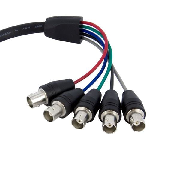 StarTech.com 30cm VGA HD 15 auf 5x BNC RGBHV Monitorkabel - St/Bu - VGA-Kabel - BNC (W)