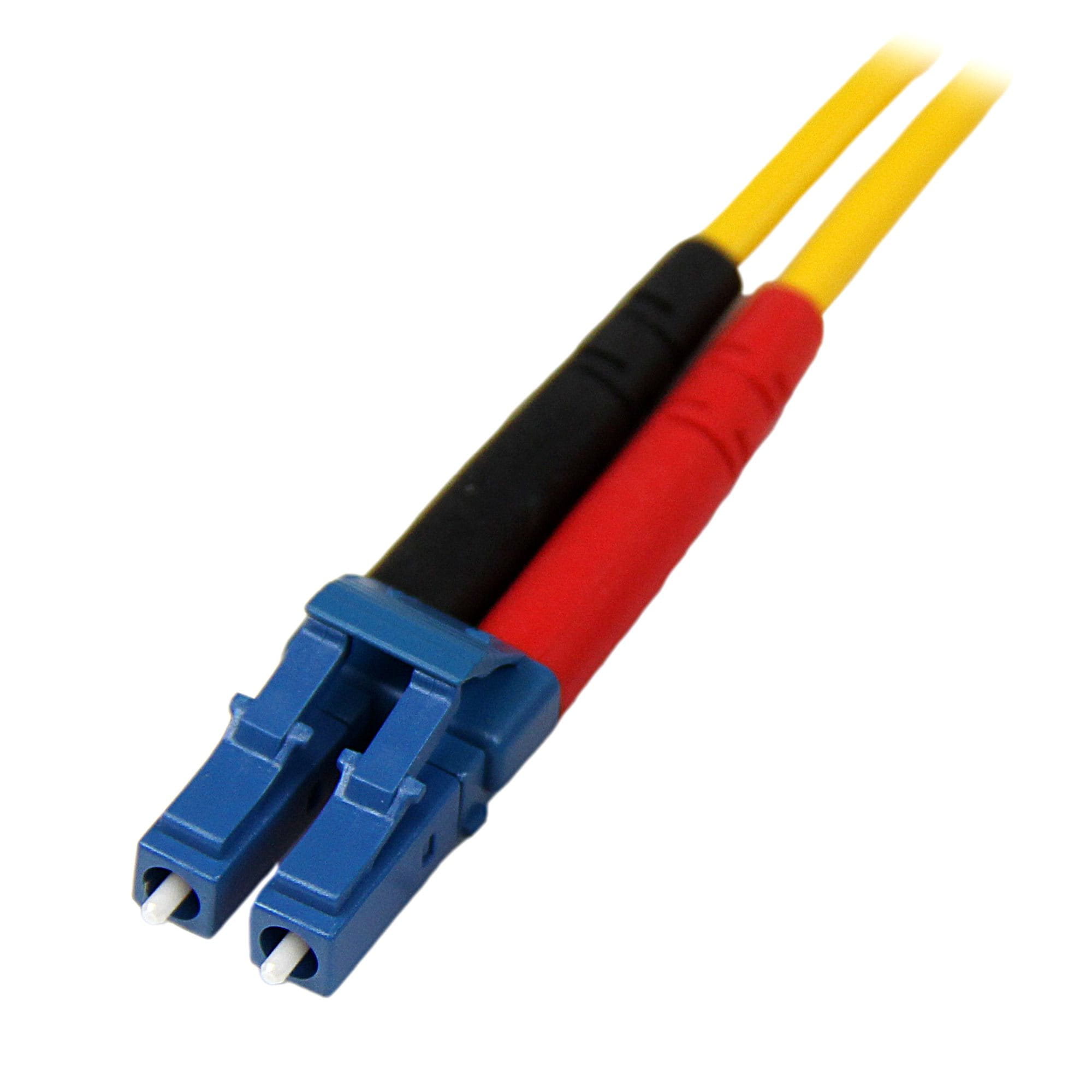 StarTech.com 10m Fiber Optic Cable - Single-Mode Duplex 9/125 - LSZH - LC/LC - OS1 - LC to LC Fiber Patch Cable (SMFIBLCLC10)