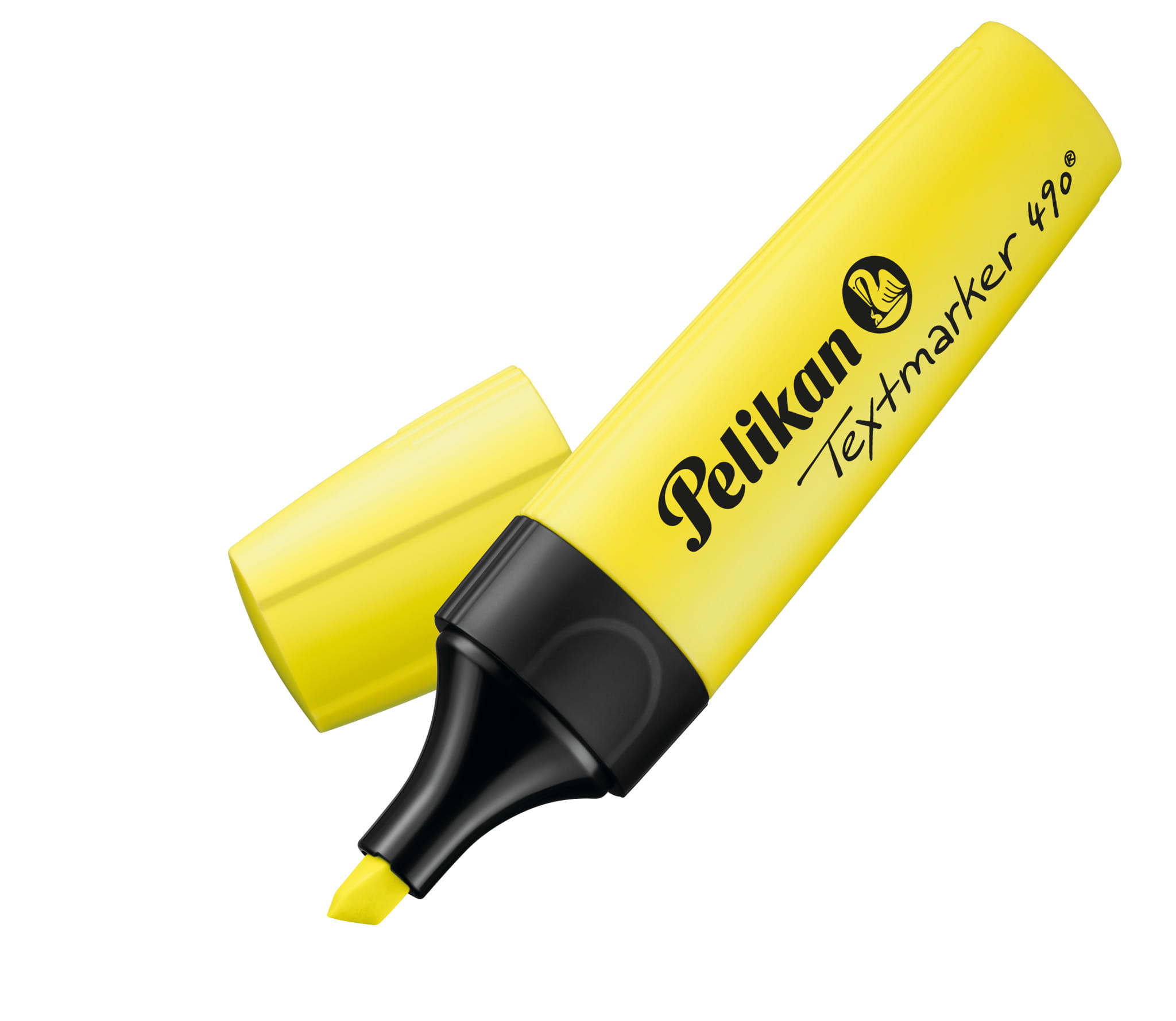 Pelikan 490 Textmarker, 1 Stück(e), Gelb, Gelb, Polypropylen (PP)