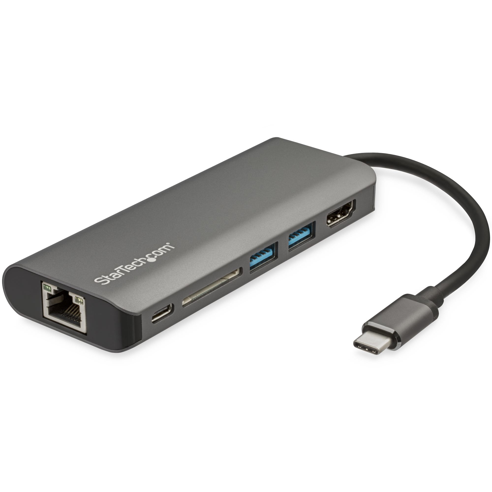 StarTech.com USB C Multiport Adapter mit HDMI - 4K - Mac/ Windows - SD Kartenleser - USB C zu USB 3.0 Hub - 2x USB-A 1x USB-C - 60W PD 3.0 - Aktualisierte Version des DKT30CSDHPD (DKT30CSDHPD3)