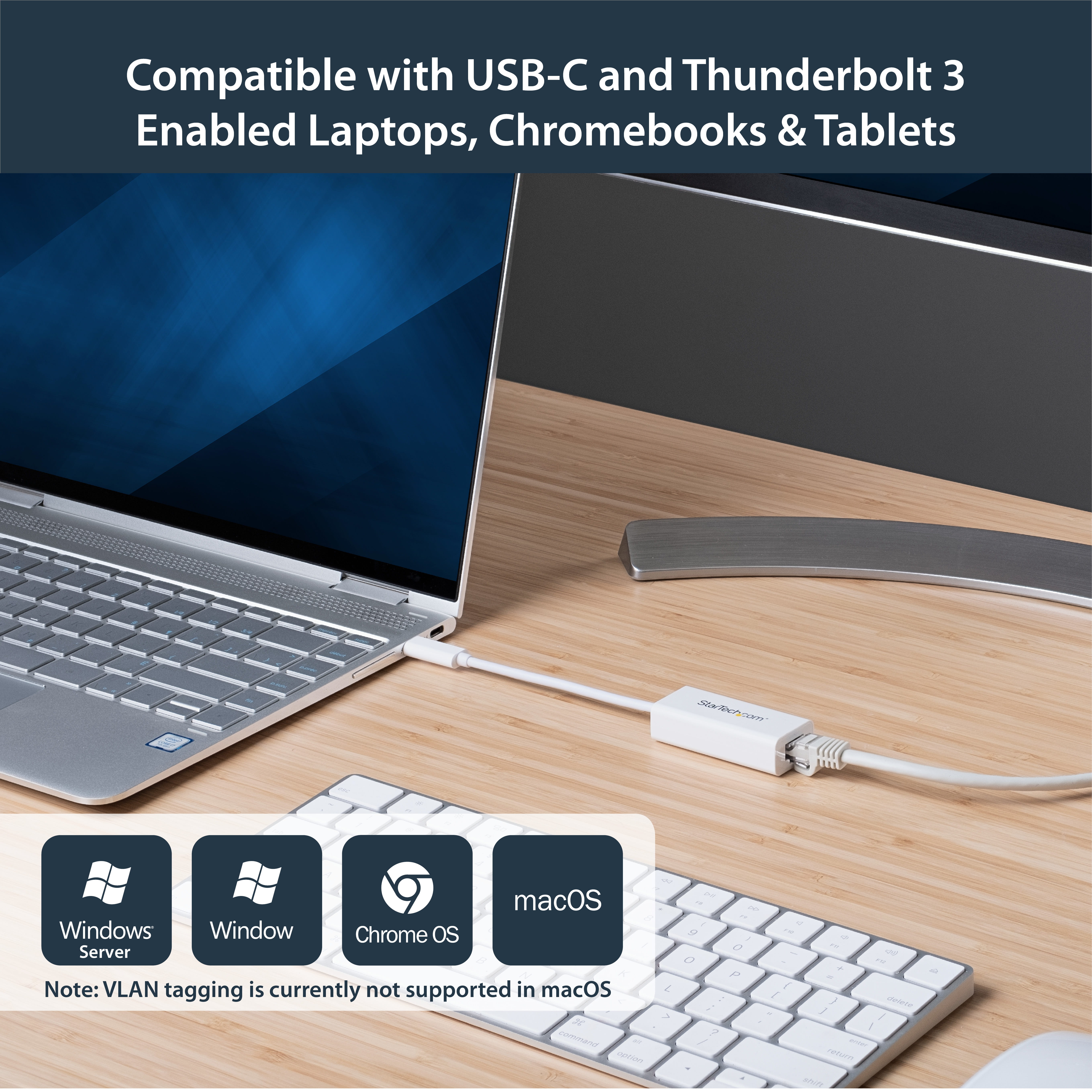 StarTech.com USB-C auf Gigabit Adapter - Thunderbolt 3 kompatibel