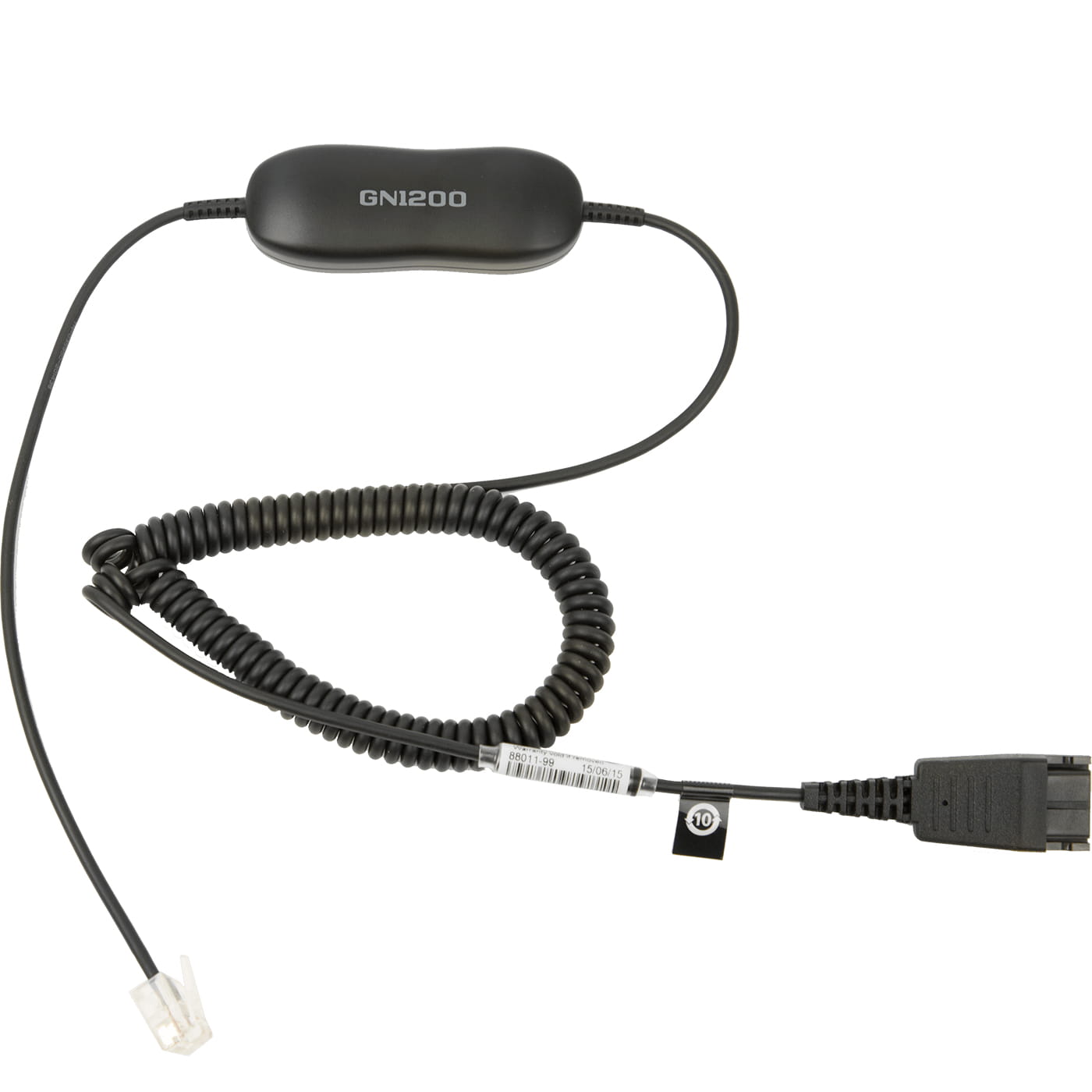 Jabra GN1200 CC - Headset-Kabel - Quick Disconnect Stecker zu RJ-9 männlich