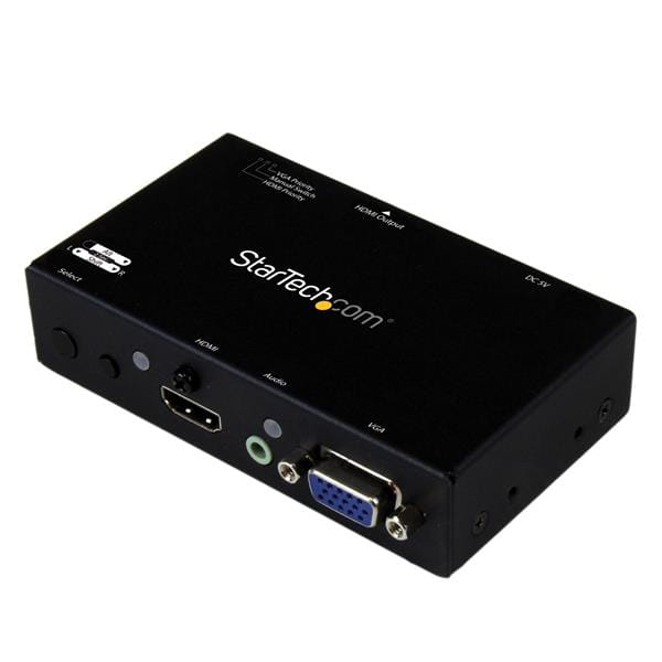 StarTech.com 2 Port VGA + HMDI auf HDMI Konverter Switch / Verteiler mit Vorrangsschaltung