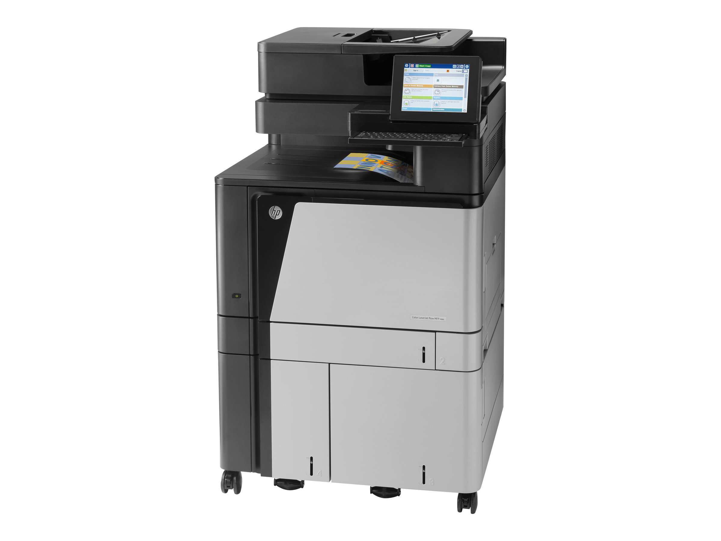 HP LaserJet Enterprise Flow MFP M880z+ - Multifunktionsdrucker - Farbe - Laser - A3 (297 x 420 mm) HP LaserJet Enterprise Flow MFP M880z+ - Multifunktionsdrucker - Farbe - Laser - A3 (297 x 420 mm)