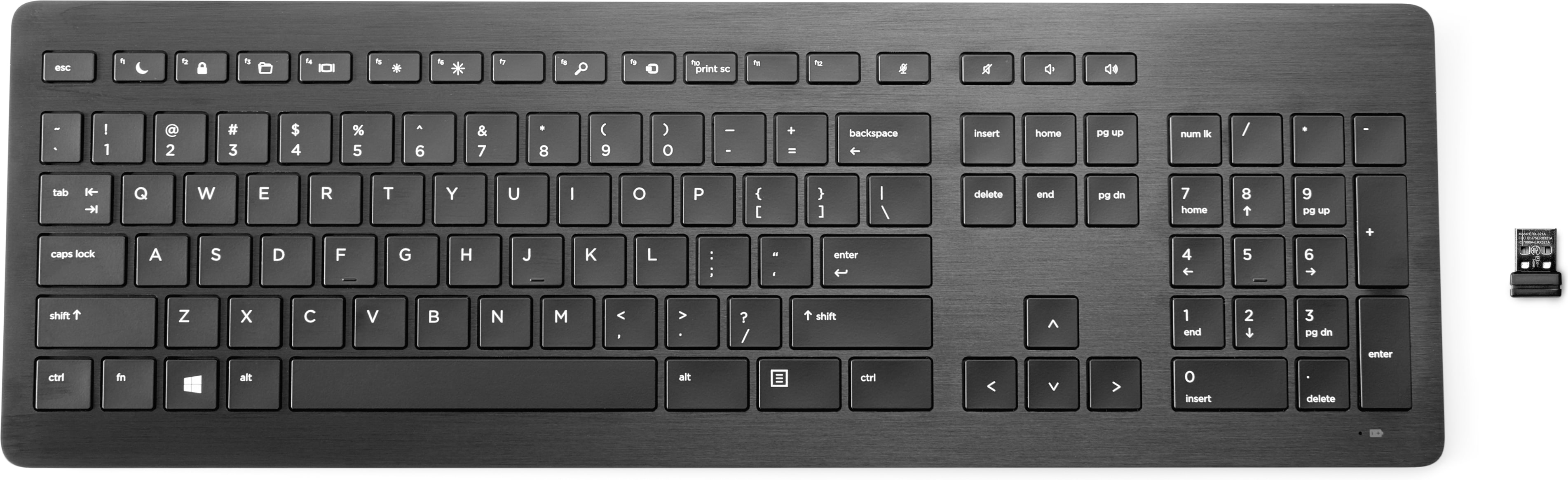 HP Premium - Tastatur - kabellos - 2.4 GHz - Deutsch