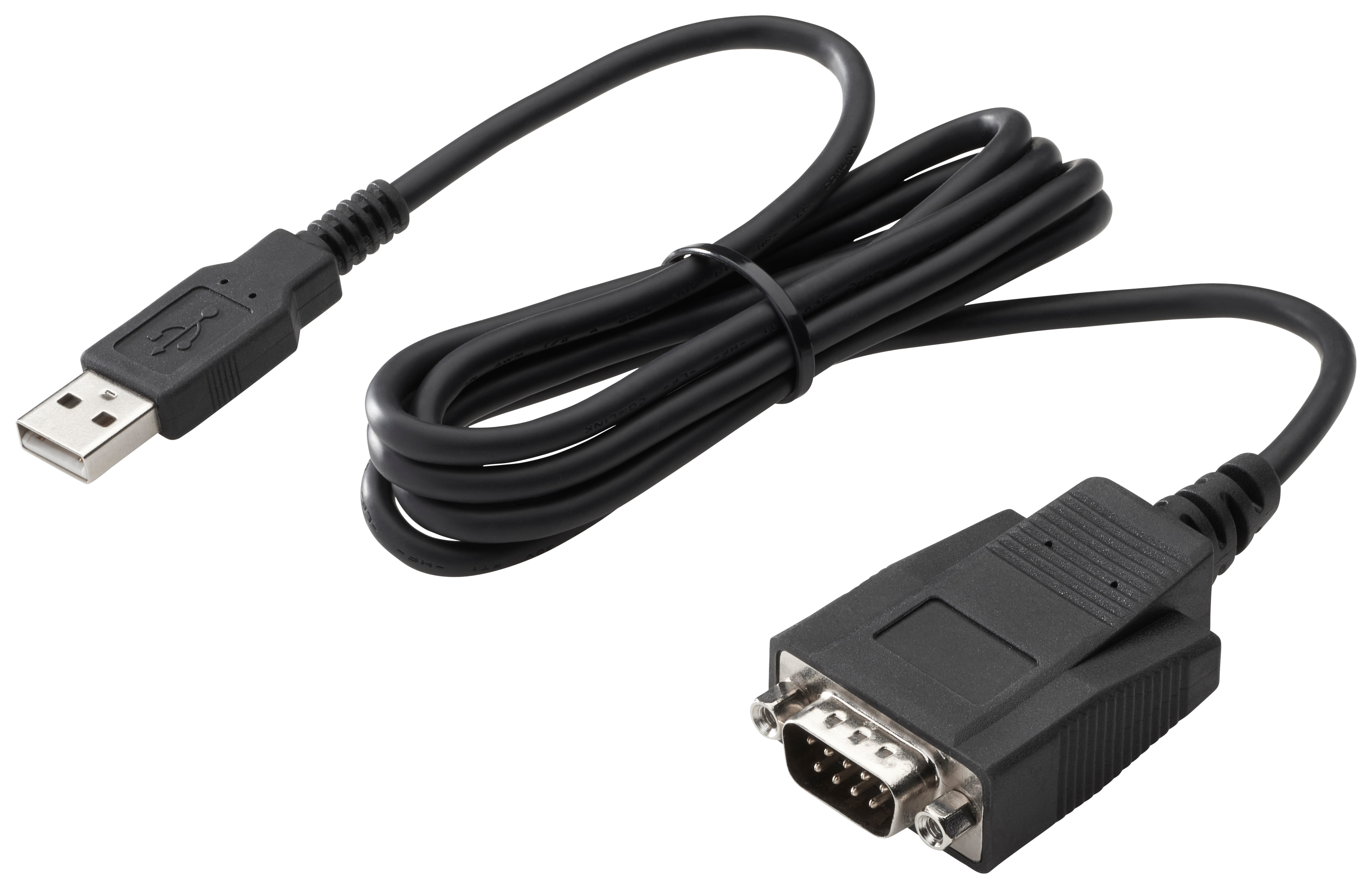 HP  Serieller Adapter - USB - RS-232 x 1 - Schwarz