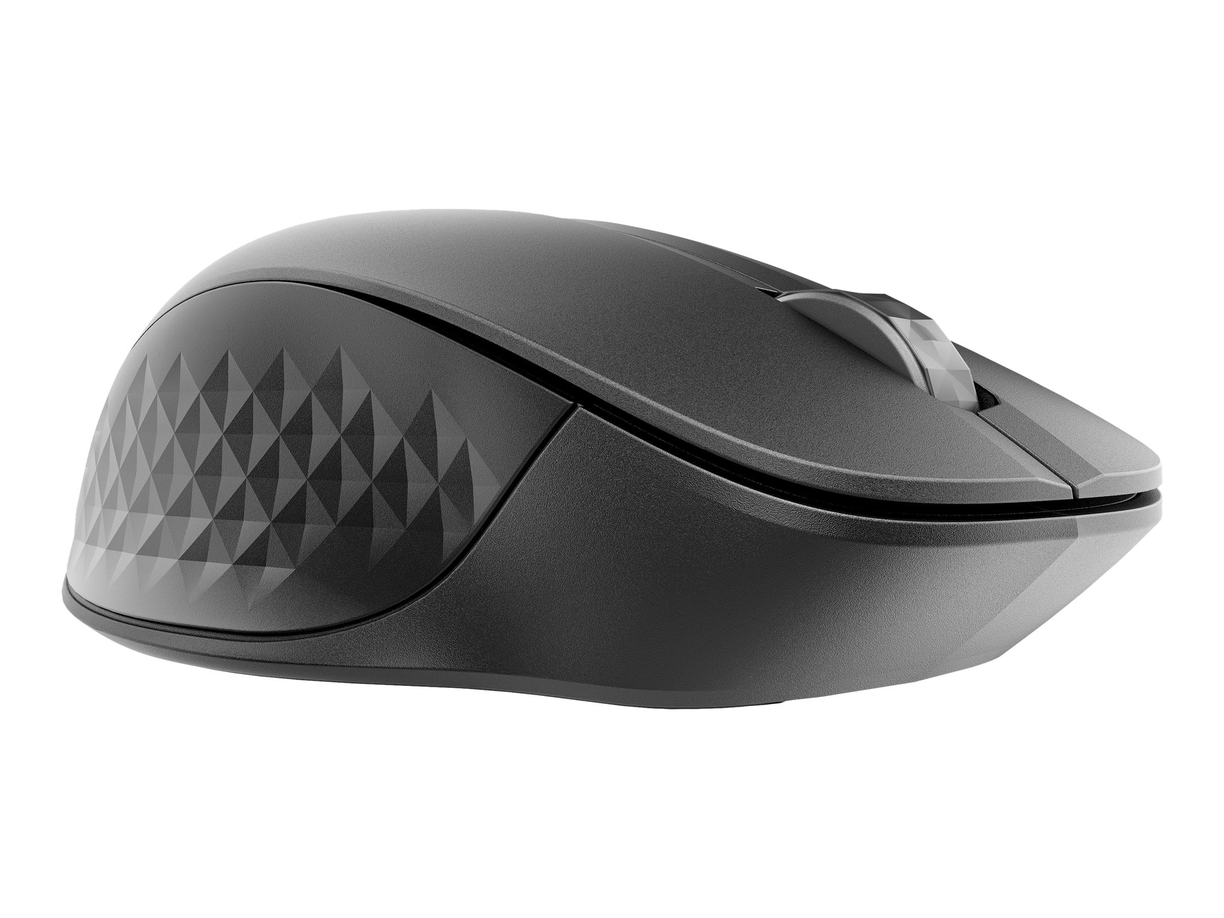 HP 430 - Maus - für mehrere Geräte - ergonomisch - rechts- und linkshändig - 5 Tasten - kabellos - Bluetooth 5.0, 2.4 GHz - kabelloser Empfänger (USB)