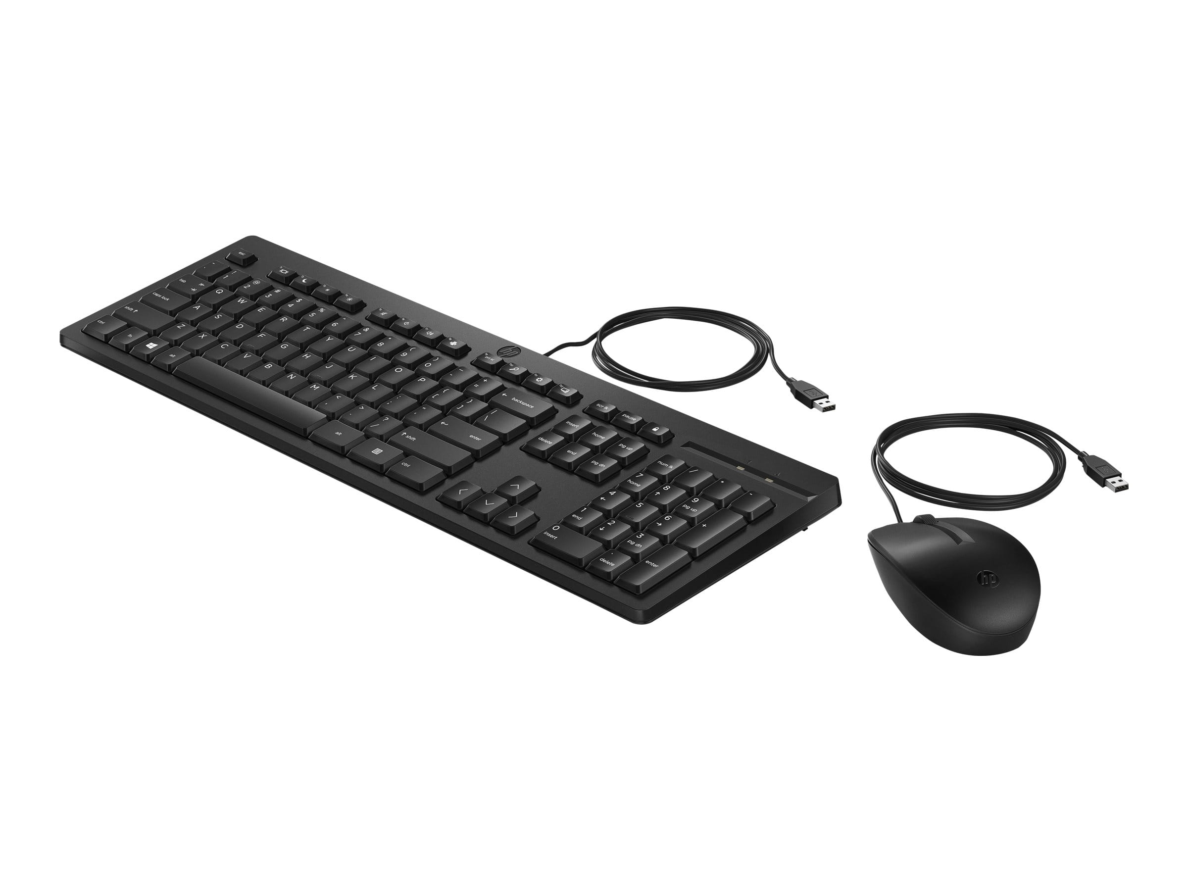 HP 225 - Tastatur-und-Maus-Set - USB - Bosnisch/Kroatisch/Montenegrinisch/Slowenisch/Serbisch