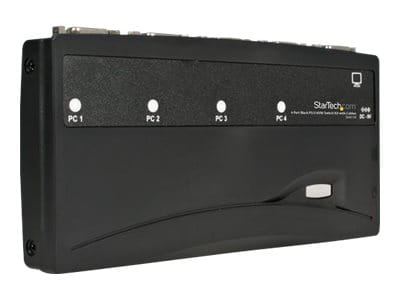 StarTech.com 4 Port VGA / PS/2 KVM Switch - PS/2 KVM Umschalter inkl. Kabel