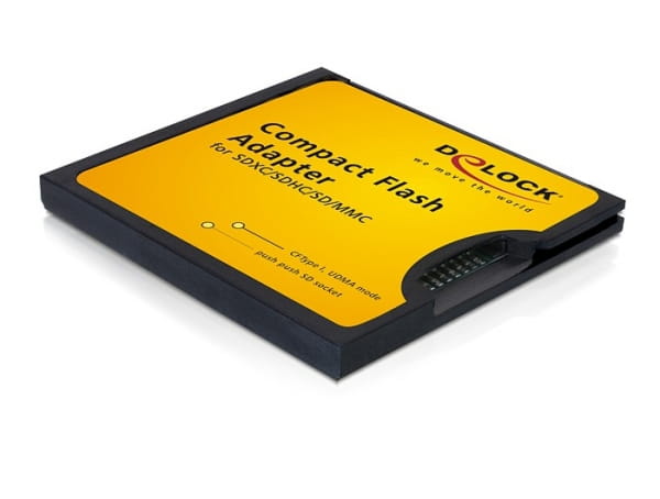 Delock Compact Flash Adapter - Kartenadapter (MMC, SD, SDHC, SDXC)