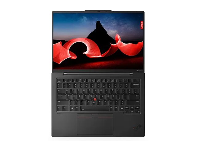 Lenovo ThinkPad X1 Carbon Gen 12 21KC - 180°-Scharnierdesign - Intel Core Ultra 7 155U / 1.7 GHz - Evo - Win 11 Pro - Intel Graphics - 16 GB RAM - 512 GB SSD TCG Opal Encryption 2, NVMe, Performance - 35.6 cm (14")