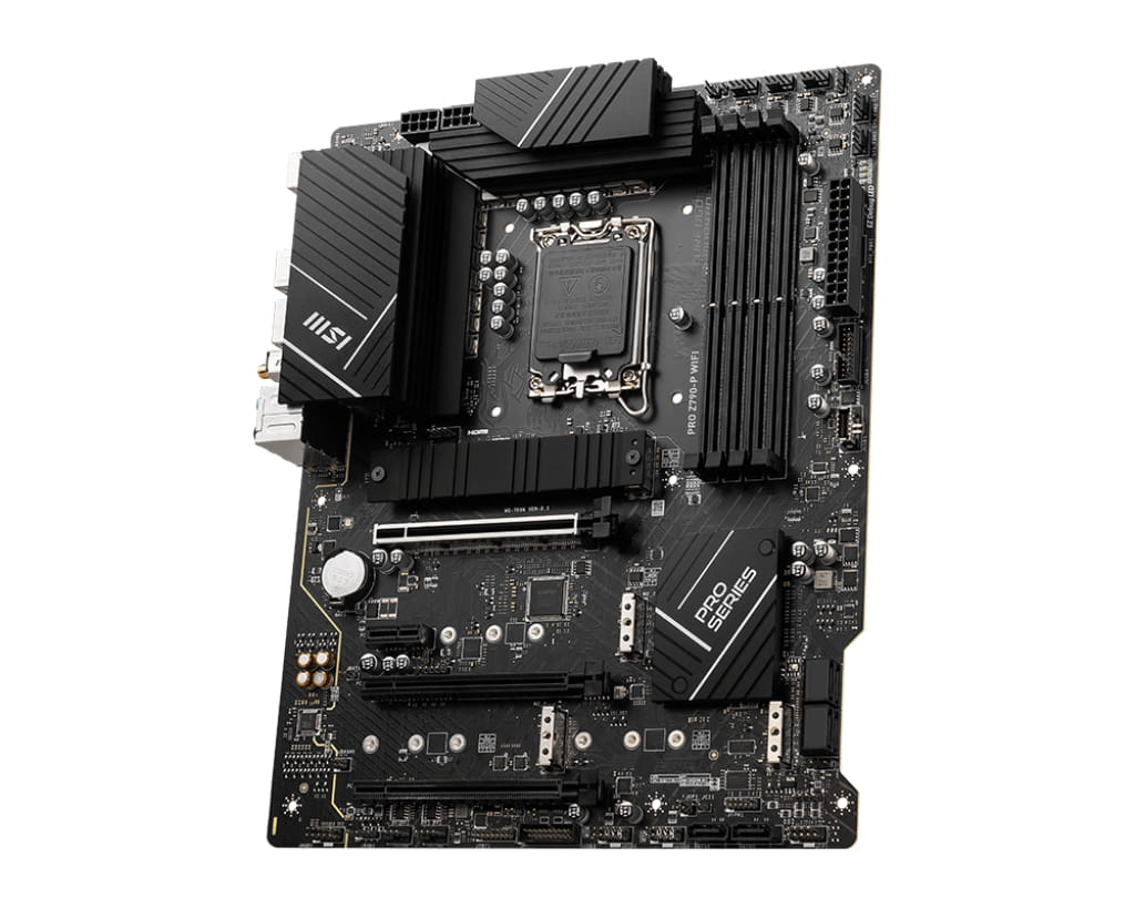 MSI PRO Z790-P WIFI - Motherboard - ATX - LGA1700-Sockel - Z790 Chipsatz - USB 3.2 Gen 1, USB 3.2 Gen 2, USB-C 3.2 Gen2, USB-C 3.2 Gen 2x2 - 2.5 Gigabit LAN, Wi-Fi 6, Bluetooth - Onboard-Grafik (CPU erforderlich)