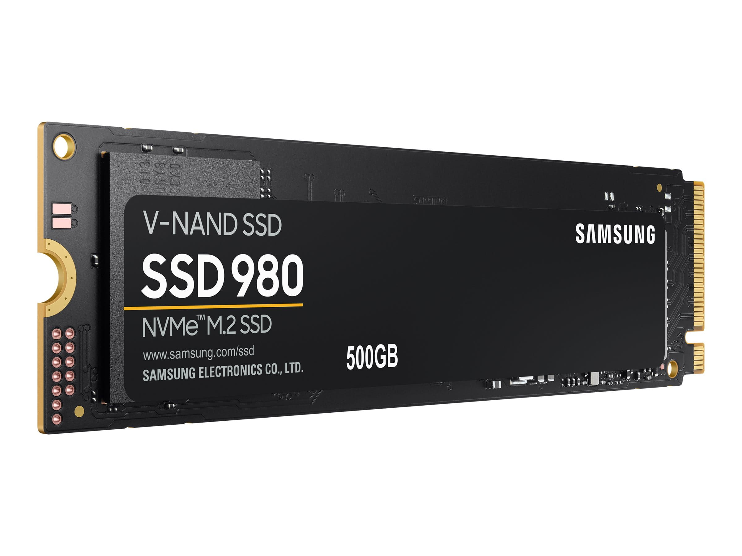 Samsung 980 MZ-V8V500BW - SSD - verschlüsselt - 500 GB - intern - M.2 2280 - PCIe 3.0 x4 (NVMe)