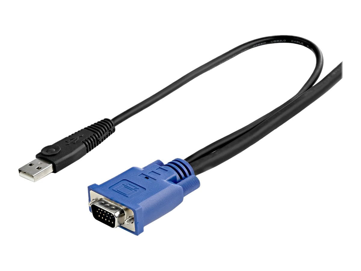 StarTech.com 3m 2-in-1 PS/2 USB KVM Kabel - Kabelsatz für KVM Switch / Umschalter - Video- / USB-Kabel - USB, HD-15 (VGA)